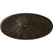 Ekena Millwork Madrid Ceiling Medallion, Hand-Painted Stone Hearth Crackle, 24 3/4"W x 12 1/2"H x 1 3/4"P CM24X12MASHC - alternate 1